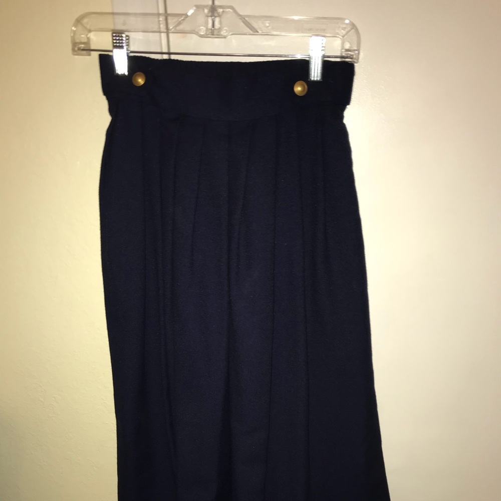 Navy blue maxi skirt